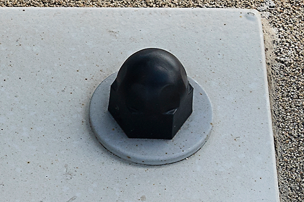 Heavy Duty Black Nut Caps For Indoor And Outdoor Use