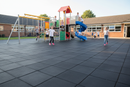 Rubber Playground Safety Mats in School Playground
