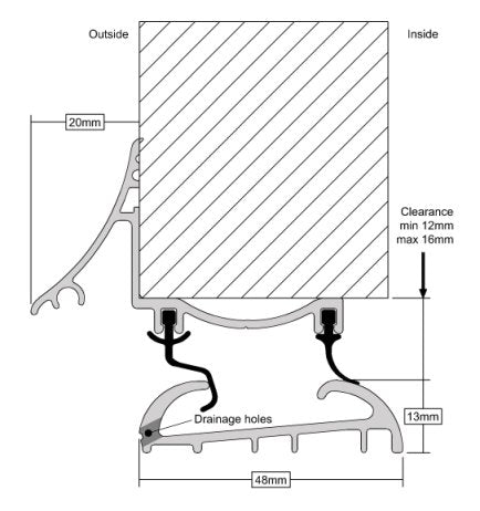 High-Durable Trimline Rio For Long Lasting Protection on Inward & Outward Opening Doors