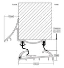 Premium Trimline Rio Threshold Sill – Heavy-Duty Protection For Doors – Ideal For Homes & Commercial Use