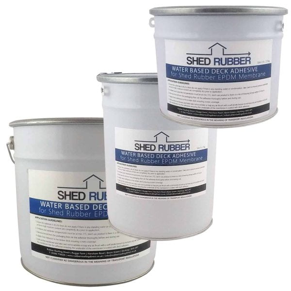 Shed Rubber Water Based Deck Adhesive [Fleece-Backed]