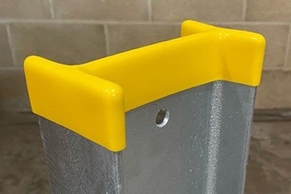 High Quality Yellow PVC I-Beam Covers For Safety & Protection - 5 Pack