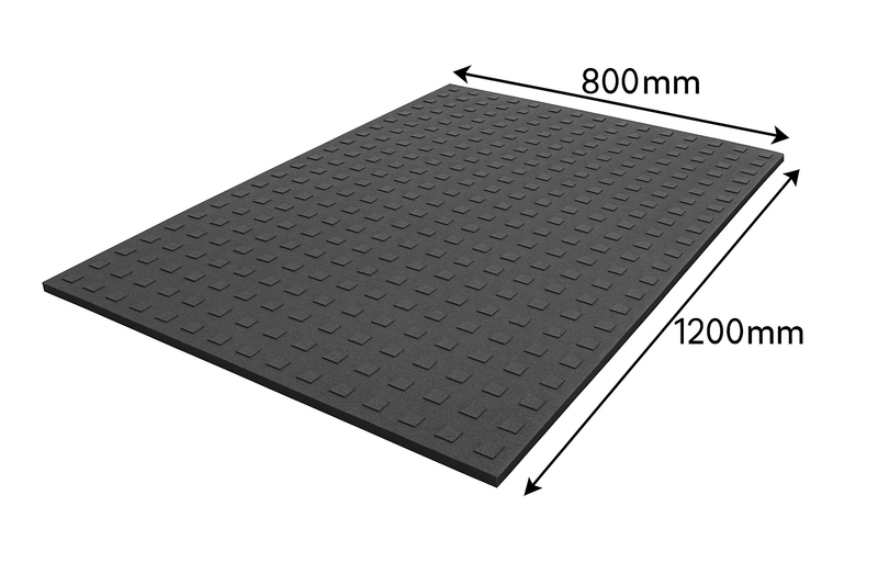 SafeStance™ Site Access & Floor Protection Mat Durable Fire-Rated 100% Recycled