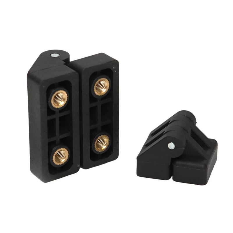 High Durable Black Plastic Hinges with Threaded Inserts For Machinery Equipment