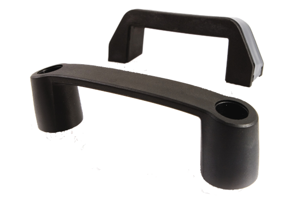 Premium Black Thermoplastic Bridge Handles For Commercial Applications - 16Pack