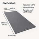 GroundSafe Pro Lightweight Ground Protection Mat 5 Tonne Load Non-Slip For Temporary Access