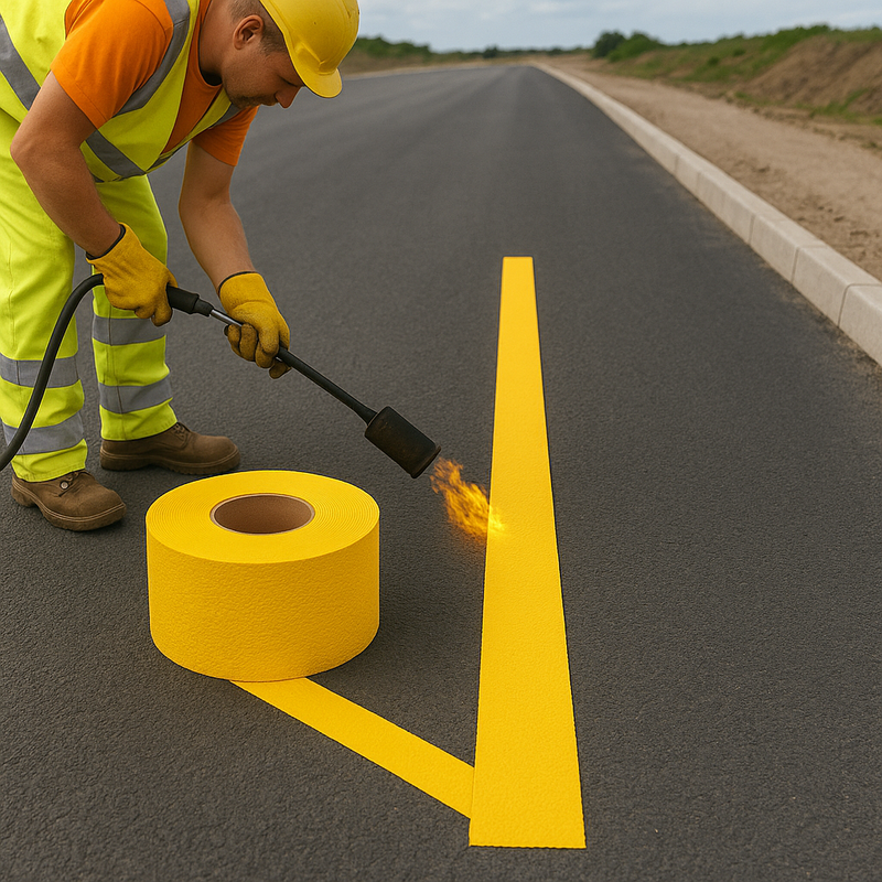 Thermoplastic Road Marking Tape High-Performance Hot-Melt Line Marking Solution
