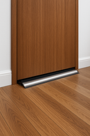 Heavy-Duty Aluminum Threshold Strip – Rubber Seal for 15–18mm Gaps, Concealed Fixings