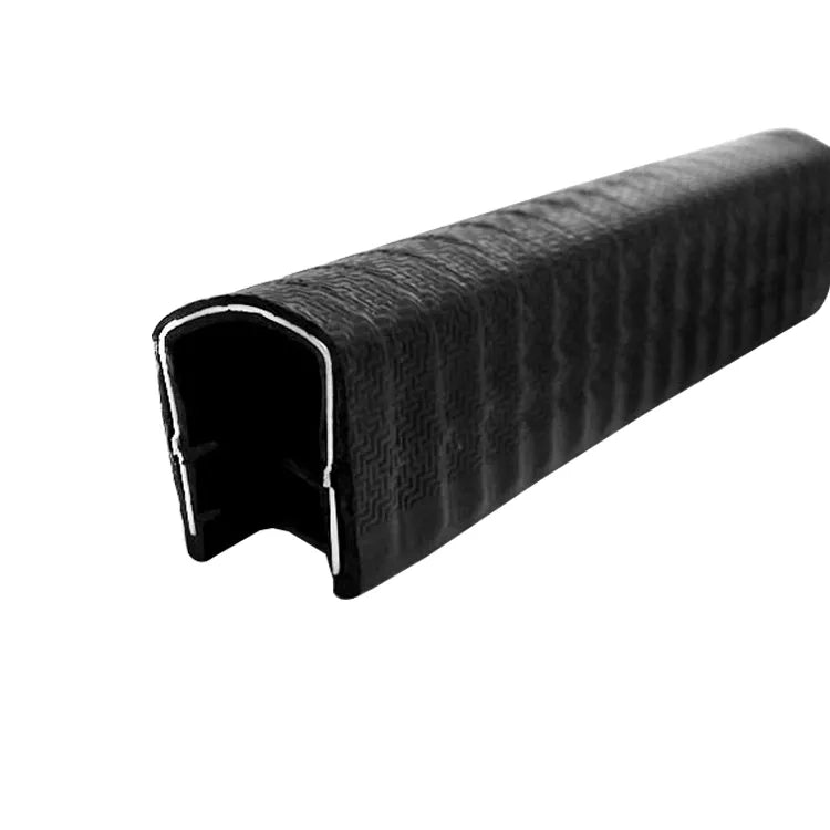 Heavy Duty Black EPDM Reinforced Edge Trim For Machinery & Equipment