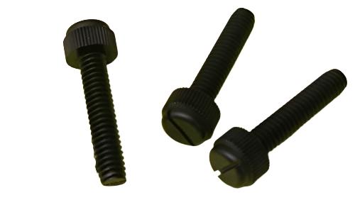 Heavy Duty Nylon Slotted Head Thumbscrews For Industrial Applications - 50Pack