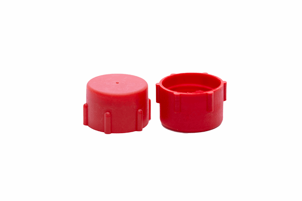 Heavy Duty Red LDPE Metric Threaded Caps For Protecting Threaded Components - 50Pcs