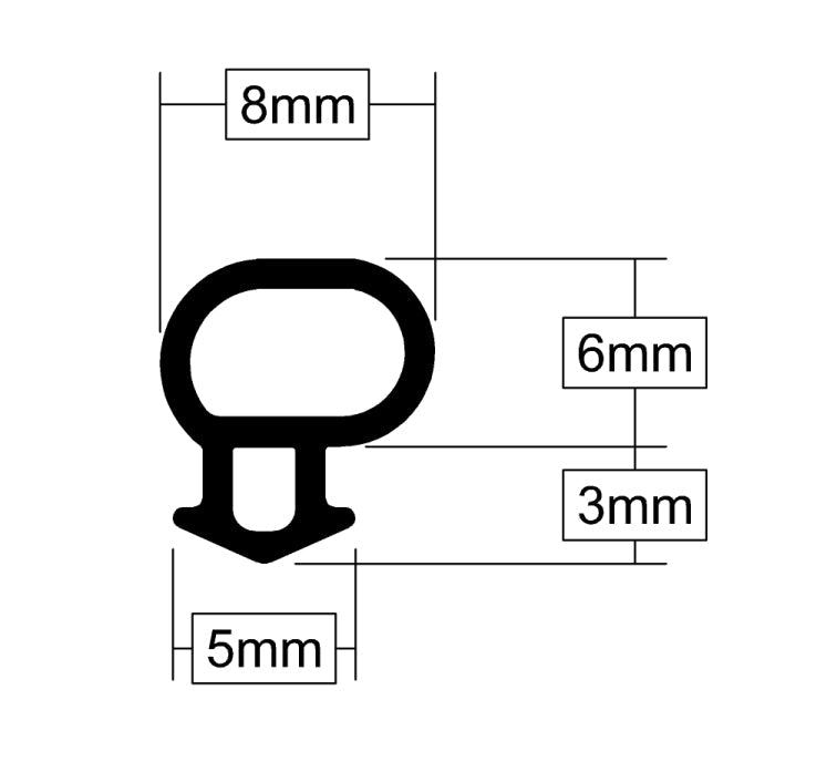 Industrial-Grade Universal PVCU Seal Reliable Sealing For Window And Door Frames