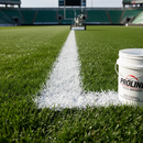 Crisp White Grass Line Marking Paint Close Up | Sports Pitch | IndtriLine PitchMark