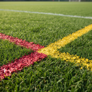 Vivid Red Yellow Coloured Grass Line Marking | IndtriLine GrassMark Premium 7 Colours