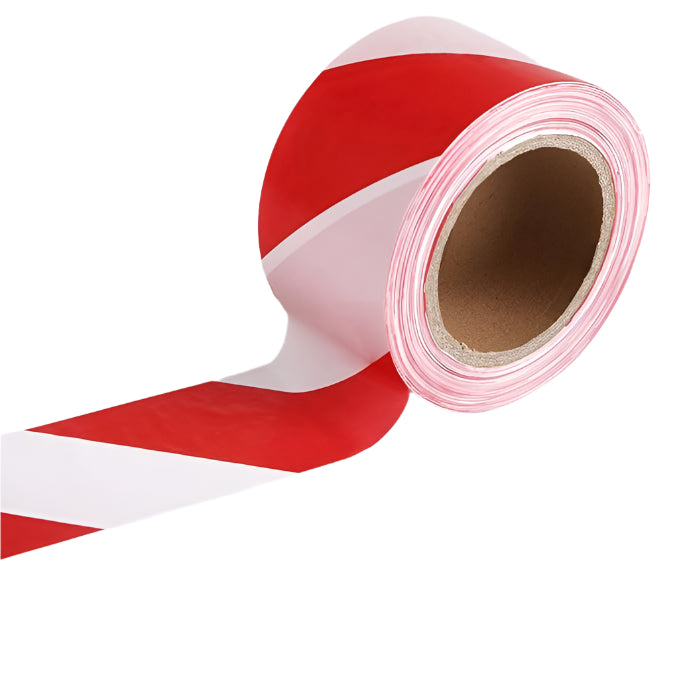 Premium Polyethylene Non Adhesive Barrier Tape For Construction Sites - 2Pcs