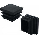 Premium Quality Black Square Insert Feet For Chair Legs - Pack of 100