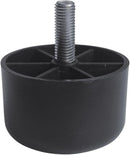 Black Threaded Sofa Feet For Furniture Applications