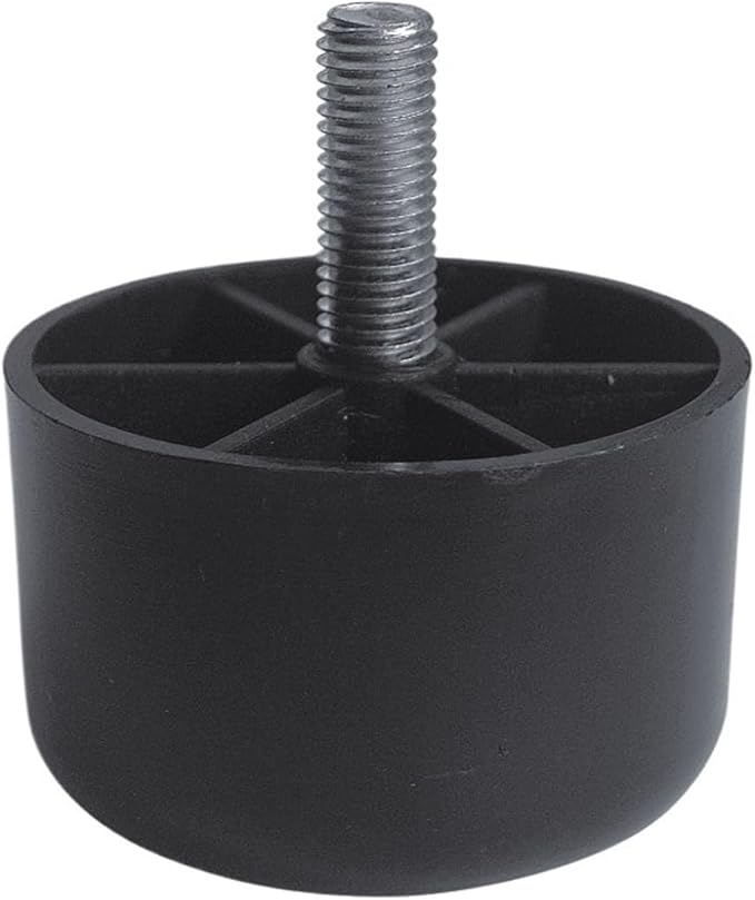 Industrial Grade Black Threaded Sofa Feet For Furniture Applications