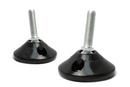 Heavy Duty Black Tilt & Glide Feet With Mounting Holes - Pack of 35
