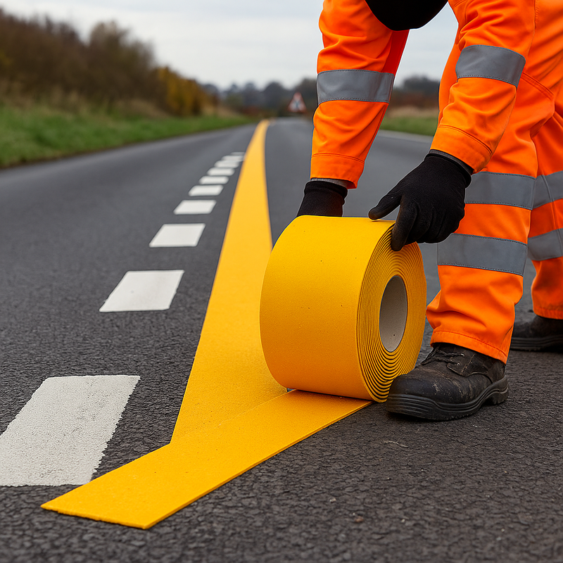 Thermoplastic Road Marking Tape High-Performance Hot-Melt Line Marking Solution
