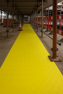 VisiTread™ Hi-Visibility Industrial Walkway Mat – Premium Anti-Slip, Low-Profile Safety Flooring for Factories & Construction Sites