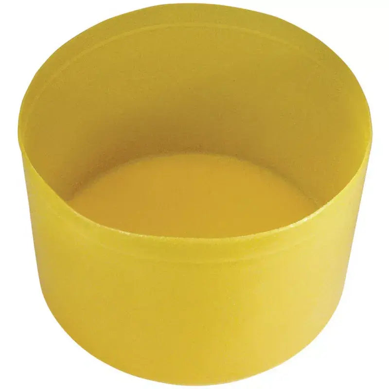 Heavy Duty Yellow Polyethylene Pipe Caps 0-315mm For Securing Pipe Ends