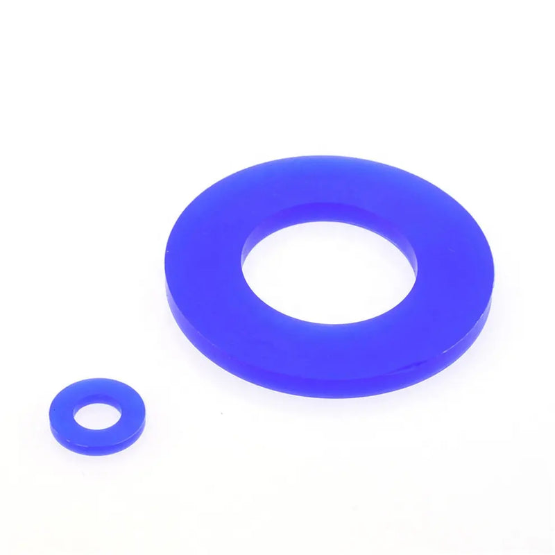 Highly Durable Blue Silicone Washers For Medical Industries