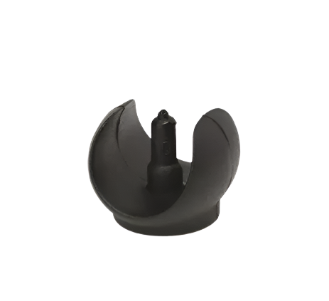 Professional Grade Black Tube Saddle Feet For Furniture Protection & Stability