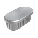 Chrome Oval Inserts – Perfect For Metal Frames | ABS (5Pack)