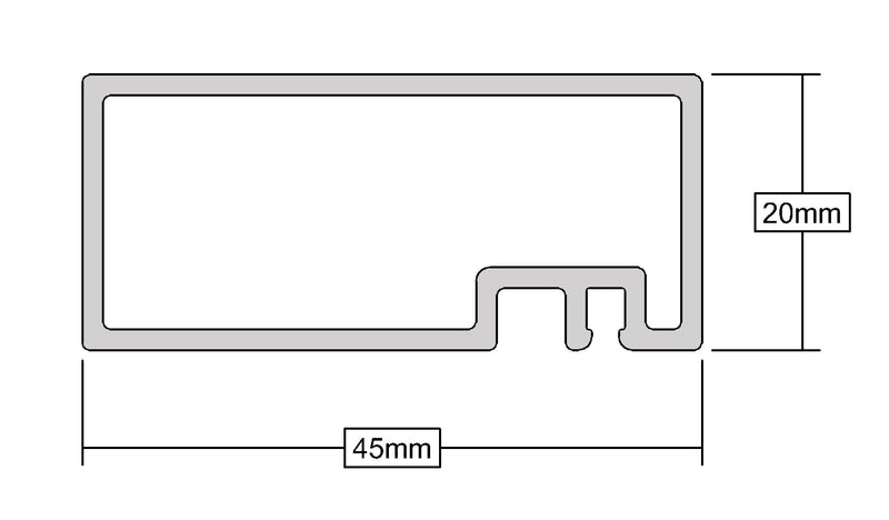 Professional Standard UPVC Door Infill Reliable Protection For Flush Door Thresholds