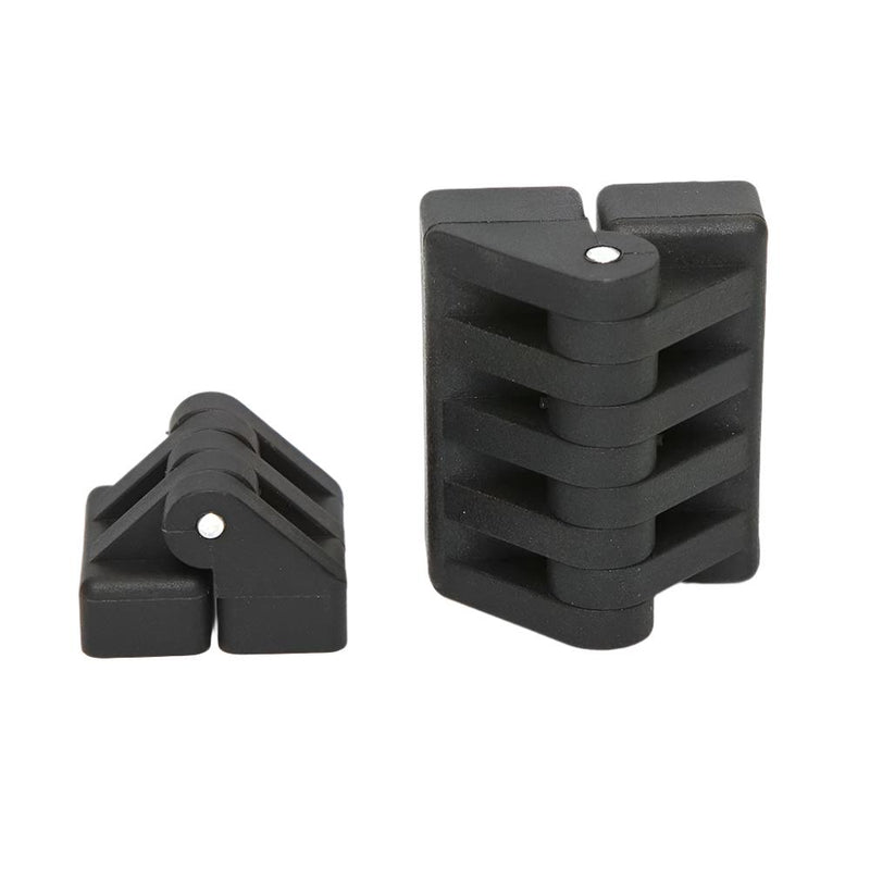 High Durable Black Plastic Hinges with Threaded Inserts For Machinery Equipment