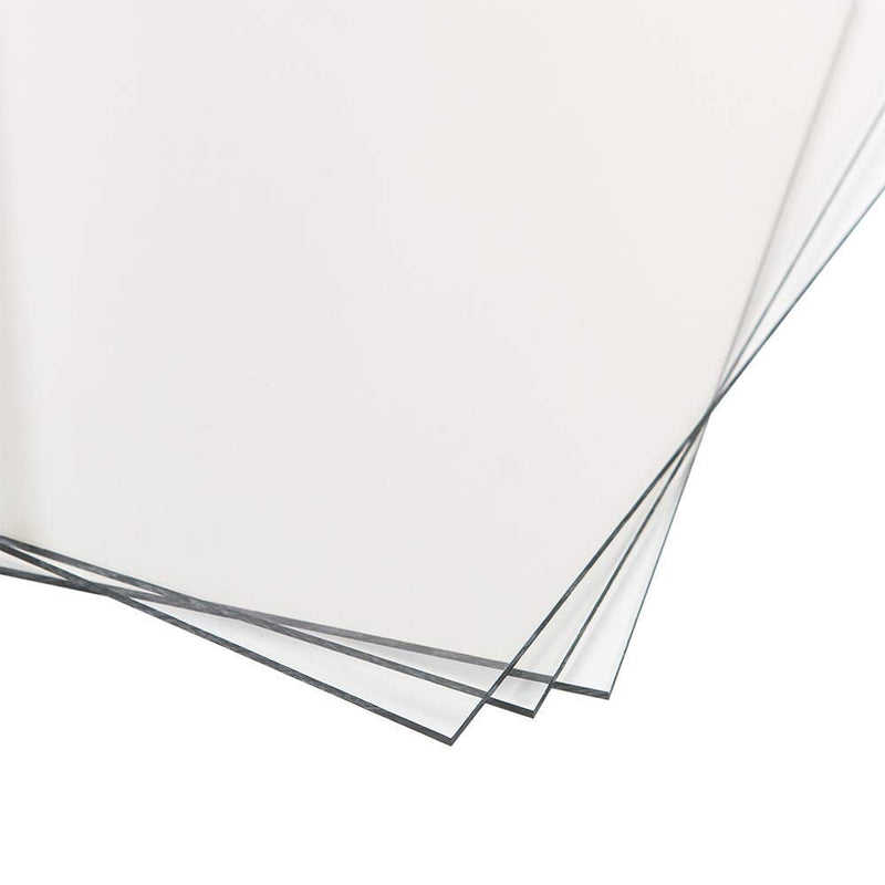 White Smoke Polycarbonate Clear Plastic Sheet - 3mm Thick