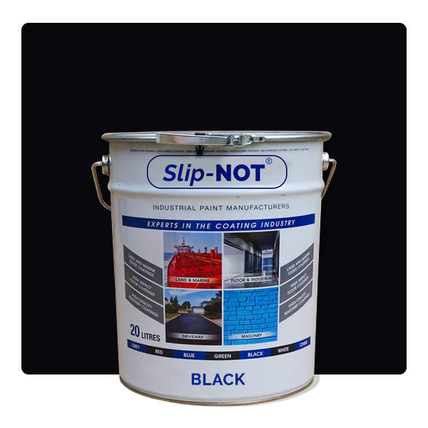 Black Anti Slip Supercoat Industrial Floor Paint 20Ltr Factory Garage Floor Paint