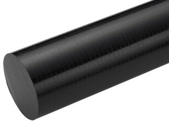 Dark Slate Gray Black Engineering Plastic Delrin Rod - 16mm To 50mm