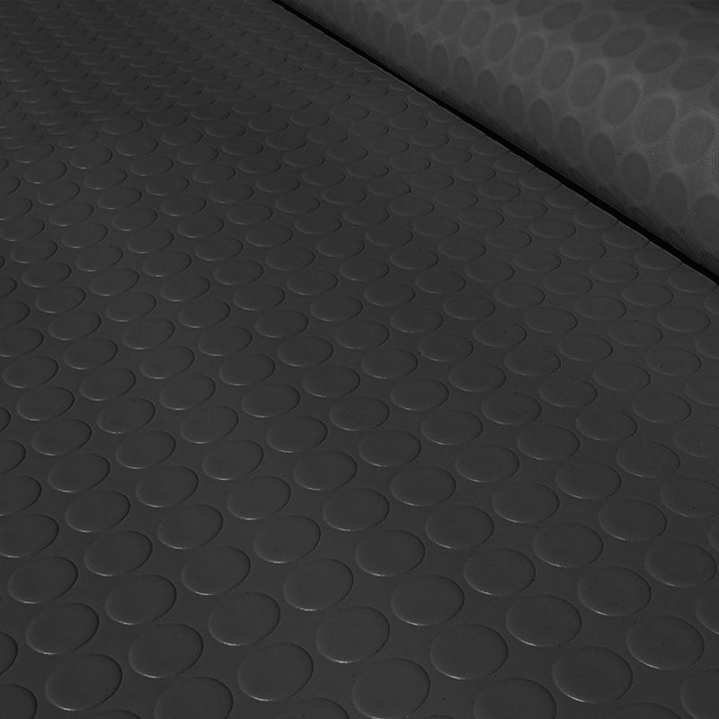 Dark Slate Gray Non Slip Round Dot Studded  Rubber Flooring Rolls
