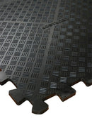 Dark Slate Gray Durasof Interlocking Rubber Gym Mats