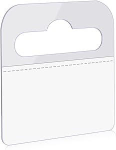 Clear Plastic Sticky Hanging Tabs - 500Pcs