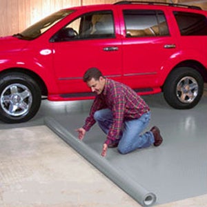 Dark Gray Rubber Flooring Checker Plate Linear Meter