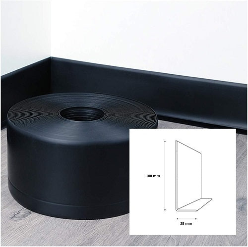 black skirting trim