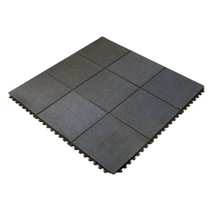 Dim Gray Solid Interconnecting Tiles