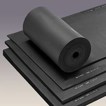 Dark Slate Gray Sponge Neoprene Rubber Sheet Linear Meter A